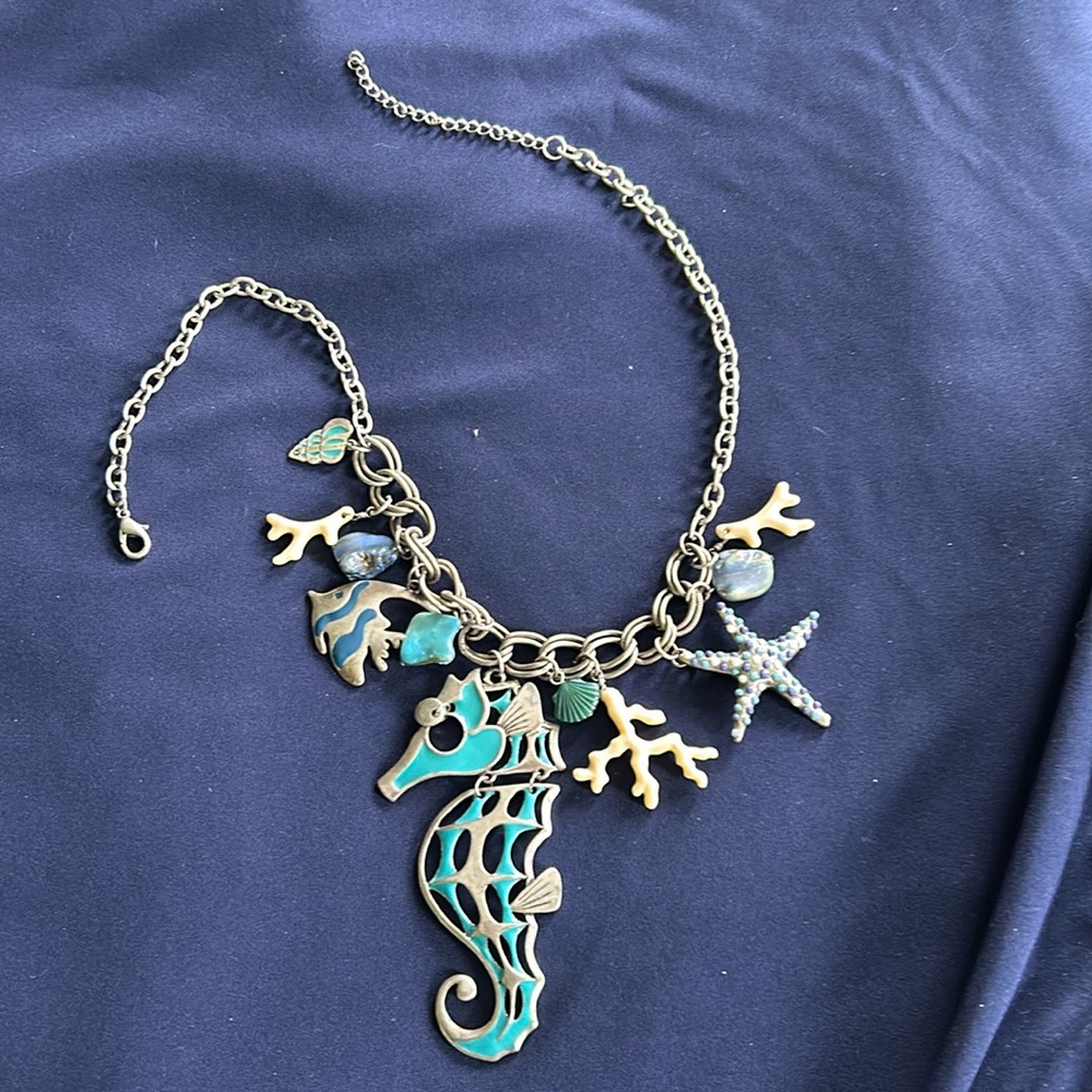Fun piece!!! Sea necklace